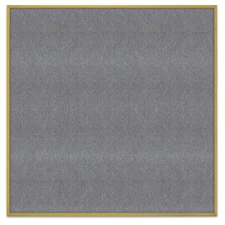 United Visual Products Corkboard, Fabric, Blk/Sprc, 1 Door, 36x36" UV302-BLACK-DRKSPR